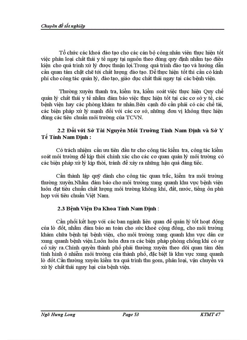 image for page Đánh giá thực trạng quản lý chất thải y tế nguy hại trên địa bàn Tỉnh Nam Định 1