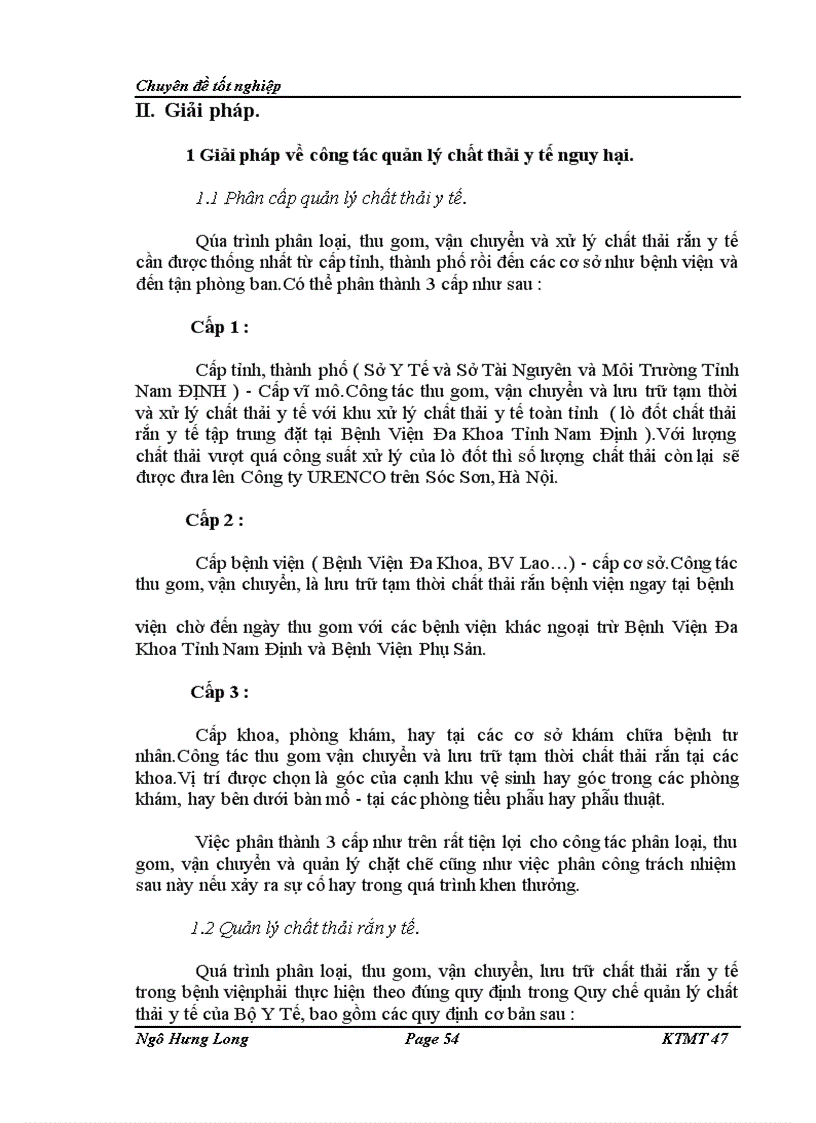 image for page Đánh giá thực trạng quản lý chất thải y tế nguy hại trên địa bàn Tỉnh Nam Định 1