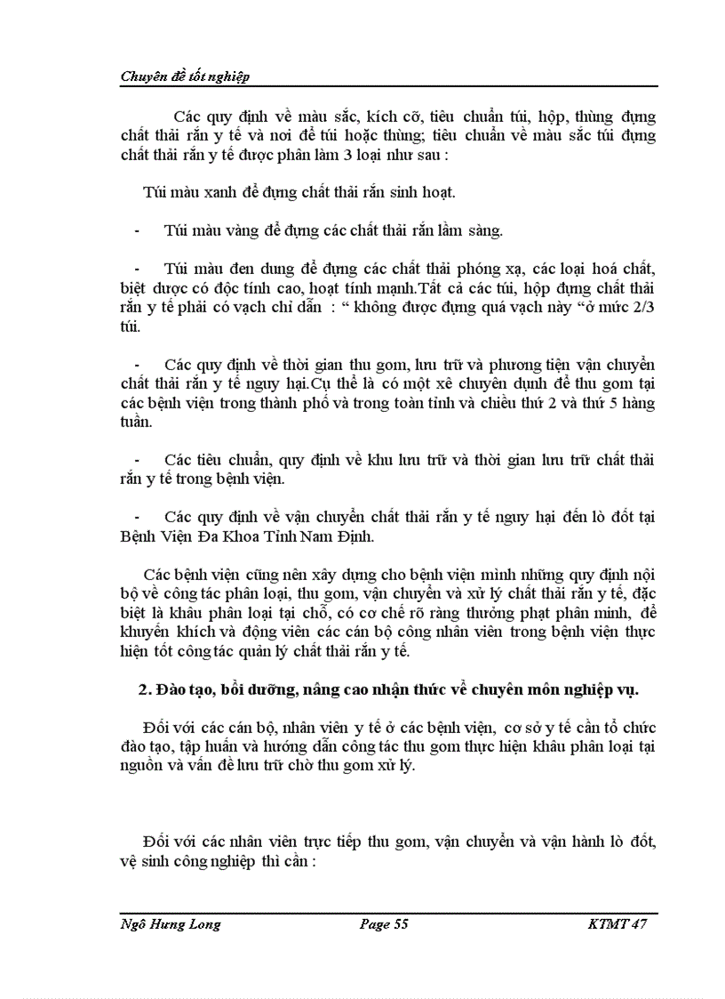 image for page Đánh giá thực trạng quản lý chất thải y tế nguy hại trên địa bàn Tỉnh Nam Định 1