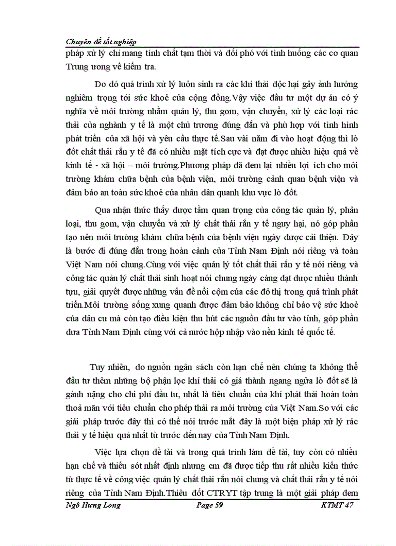 image for page Đánh giá thực trạng quản lý chất thải y tế nguy hại trên địa bàn Tỉnh Nam Định 1