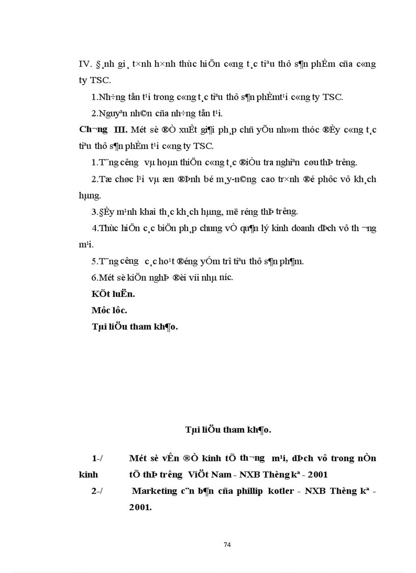 image for page Một số biện pháp thúc đẩy công tác tiêu thụ sản phẩm của Công ty TSC 1