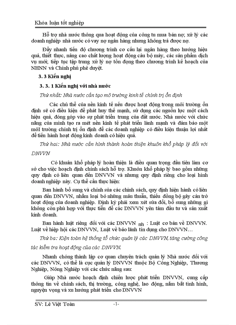image for page GiảI pháp tín dụng ngân hàng phát triển các doanh nghiệp vừa và nhỏ tại Ngân hàng thương mại cổ phần ngoài quốc doanh vp bank chi nhánh vĩnh phúc