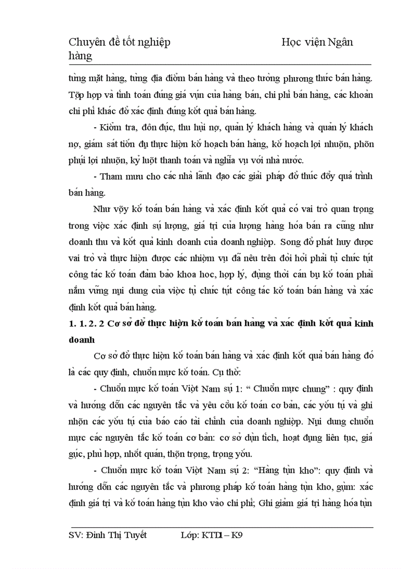 image for page Hoa n thiê n kê toa n ba n ha ng va xa c đi nh kê t qua kinh doanh ta i Công ty cô phâ n cơ khi va xây dư ng Tân Quang