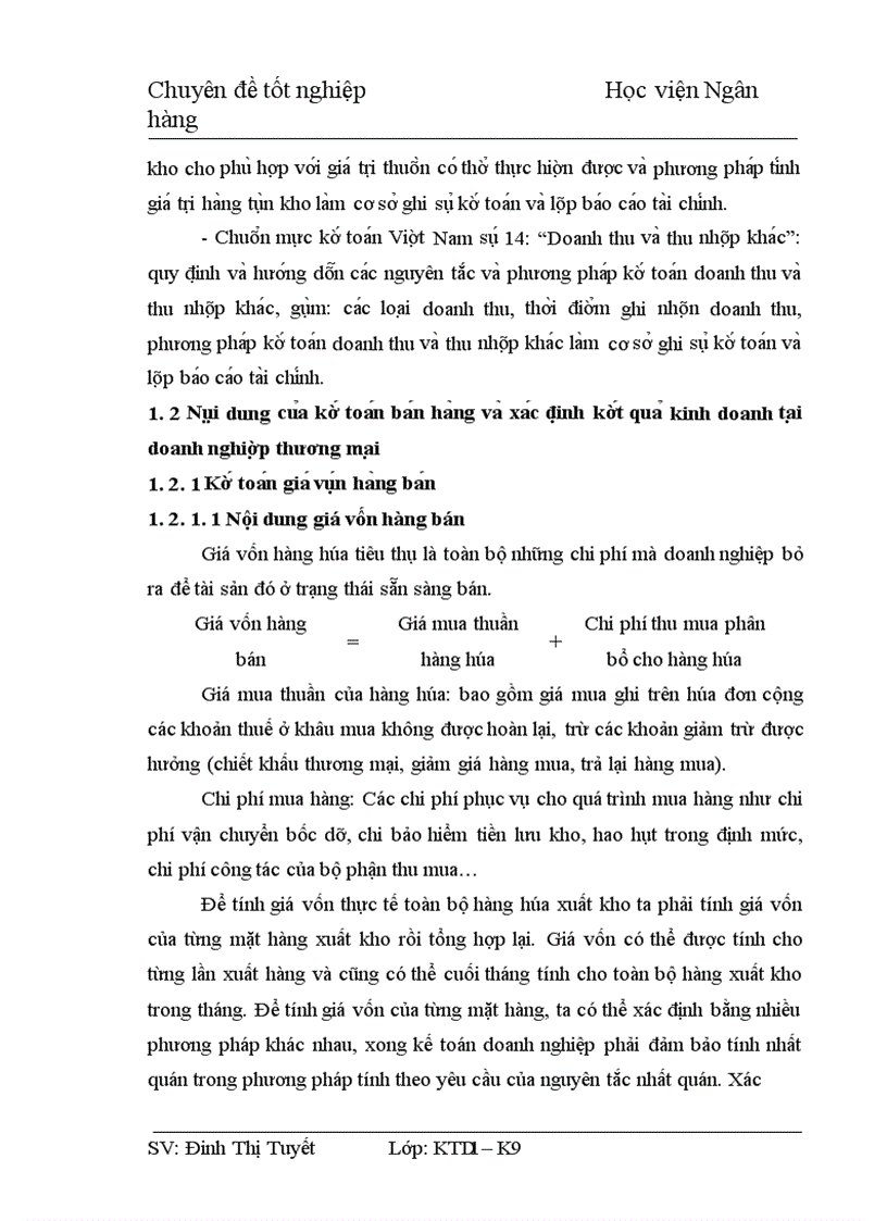 image for page Hoa n thiê n kê toa n ba n ha ng va xa c đi nh kê t qua kinh doanh ta i Công ty cô phâ n cơ khi va xây dư ng Tân Quang