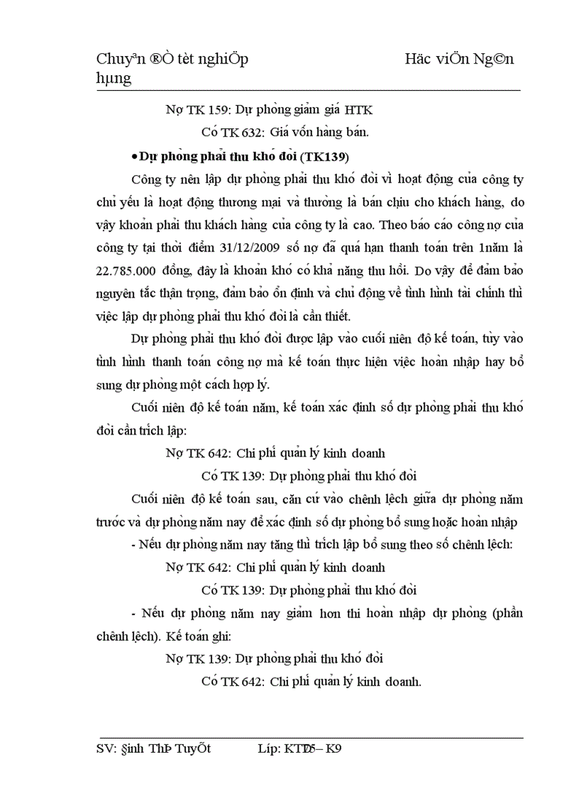 image for page Hoa n thiê n kê toa n ba n ha ng va xa c đi nh kê t qua kinh doanh ta i Công ty cô phâ n cơ khi va xây dư ng Tân Quang