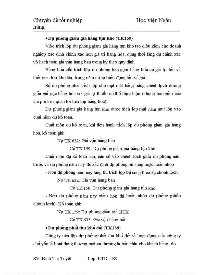 image for page Hoa n thiê n kê toa n ba n ha ng va xa c đi nh kê t qua kinh doanh ta i Công ty cô phâ n cơ khi va xây dư ng Tân Quang