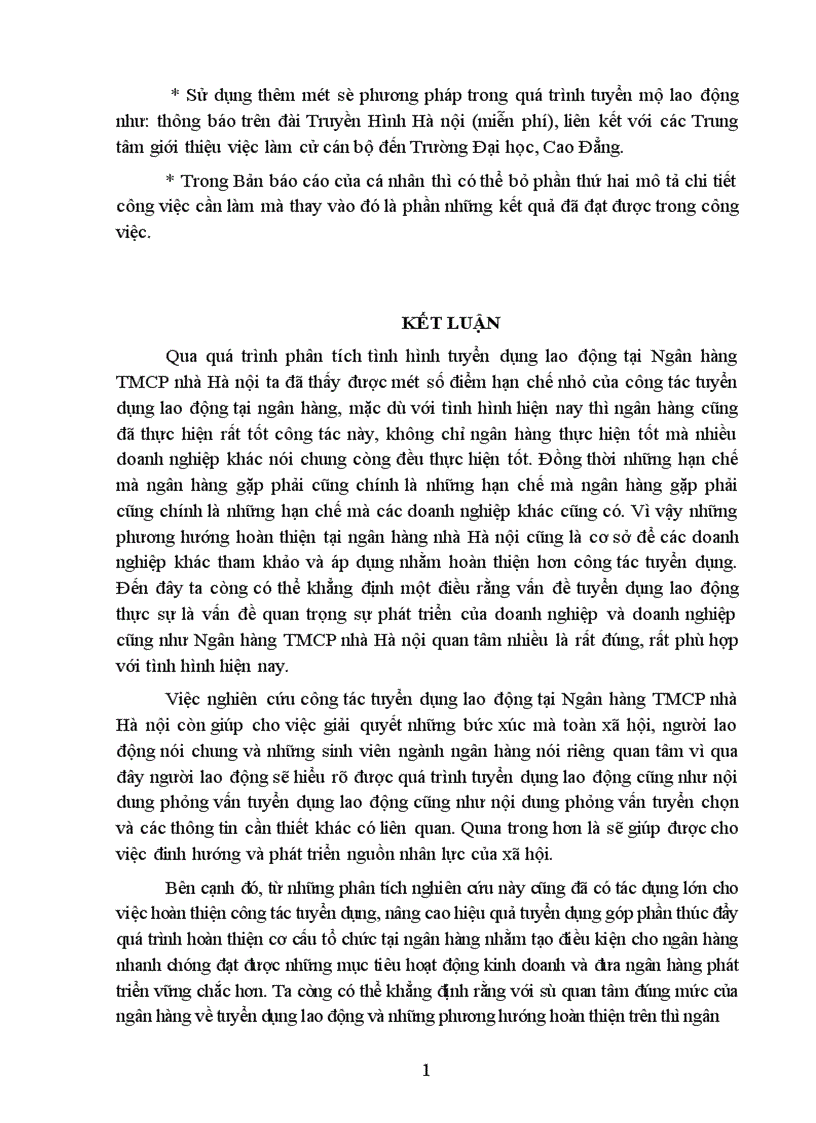 image for page Một số vấn đề về tuyển dụng lao động tại Ngân hàng Thương mại Cổ phần nhà Hà Nội 1