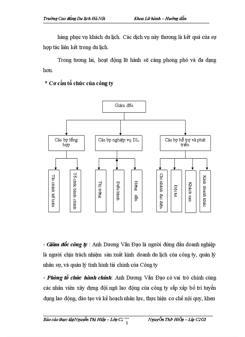 image for page Báo cáo thực tập tại Công ty Cổ phần xây dựng và Du lịch quốc tế Hoàng Dương