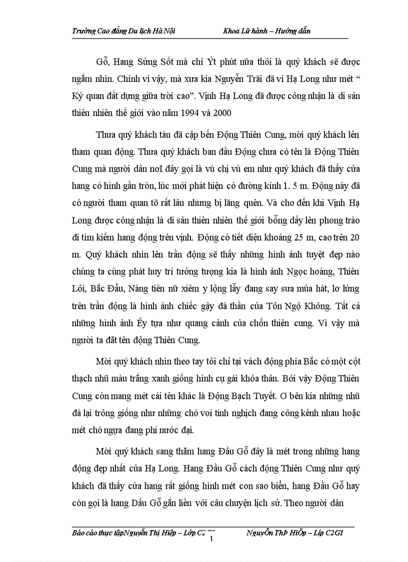 image for page Báo cáo thực tập tại Công ty Cổ phần xây dựng và Du lịch quốc tế Hoàng Dương