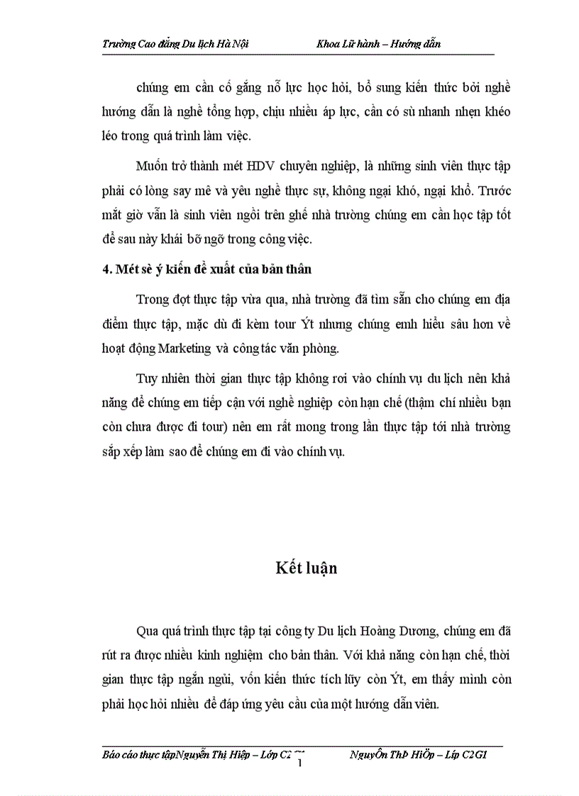 image for page Báo cáo thực tập tại Công ty Cổ phần xây dựng và Du lịch quốc tế Hoàng Dương
