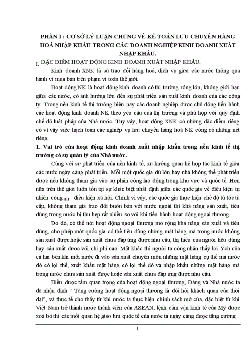 Hạch toán kế toán quá trình lưu chuyển hàng hoá nhập khẩu trong các doanh nghiệp kinh doanh xuất nhập khẩu