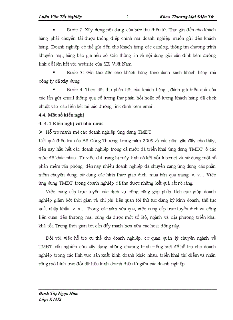 image for page Giải pháp tăng cường hiệu lực chương trình xúc tiến thương mại điện tử của Công ty cổ phần SIS Việt Nam