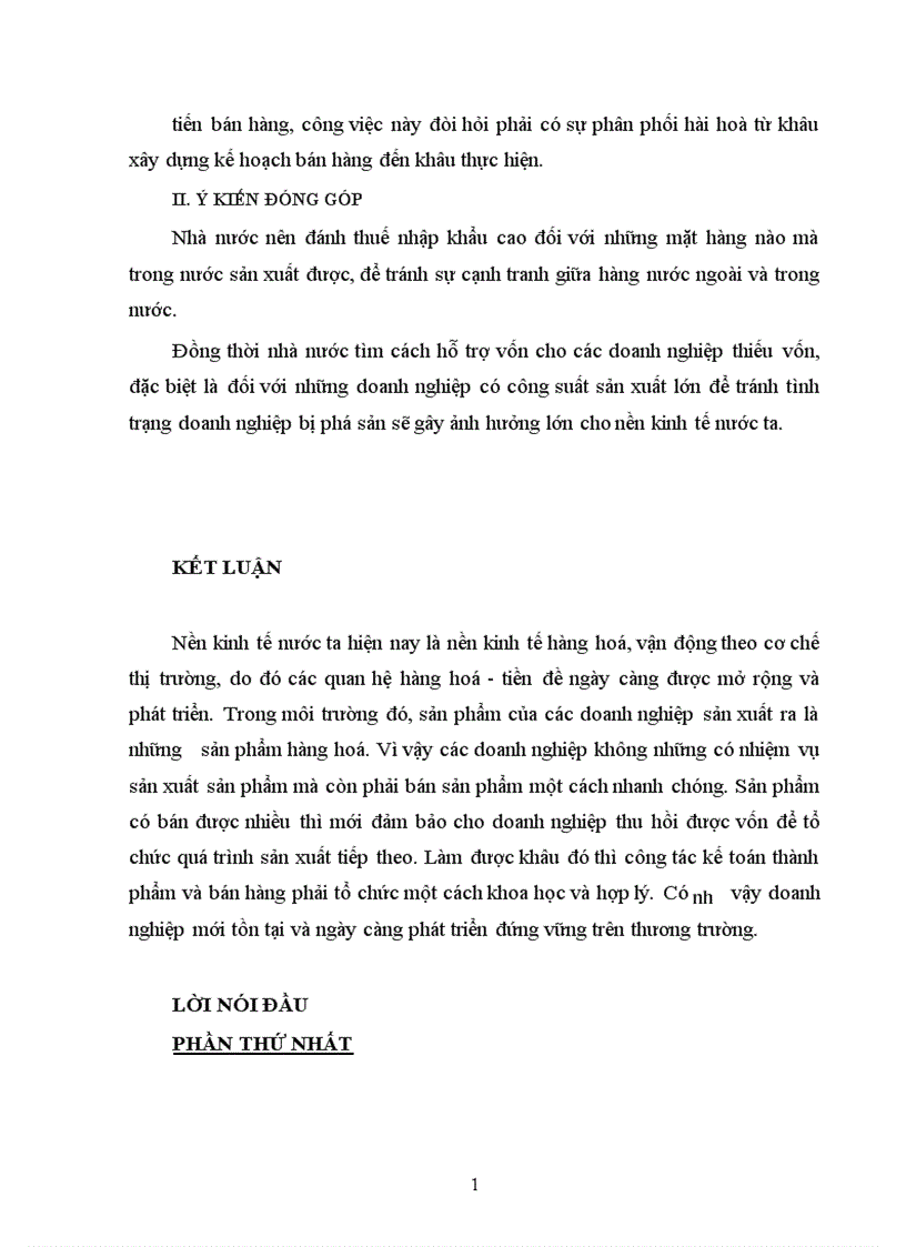 image for page Một số nhận xét và ý kiến đóng góp nhằm hoàn thiện công tác kế toán thành phẩm và bán hàng