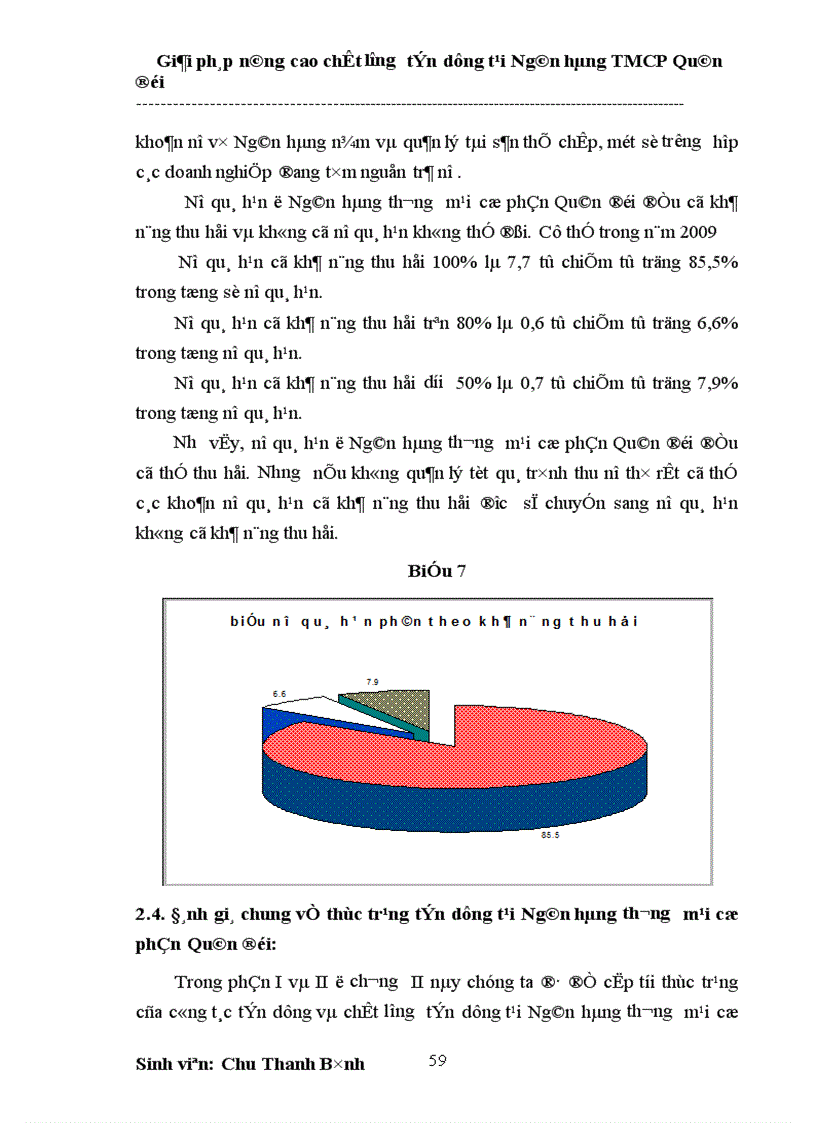 image for page Giải pháp nâng cao chất lượng tín dụng tại Ngân hàng thương mại cổ phần Quân đội 1