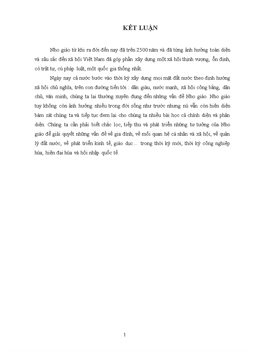 image for page Nho giáo và ảnh hưởng của Nho giáo đến đời sống văn hóa xã hội của Việt Nam