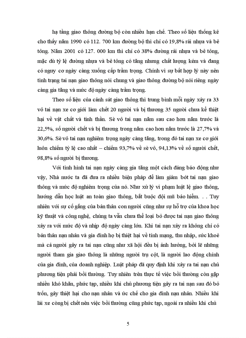 image for page Nghiệp vụ bảo hiểm trách nhiệm dân sự của chủ xe cơ giới đối với người thứ ba Kiến nghị nhằm thực hiện tốt nghiệp vụ theo nghị định 15 2003 NĐ CP của Chính phủ tại PJICO giai đoạn 1998 2002 1