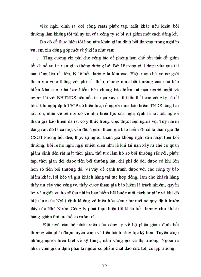 image for page Nghiệp vụ bảo hiểm trách nhiệm dân sự của chủ xe cơ giới đối với người thứ ba Kiến nghị nhằm thực hiện tốt nghiệp vụ theo nghị định 15 2003 NĐ CP của Chính phủ tại PJICO giai đoạn 1998 2002 1