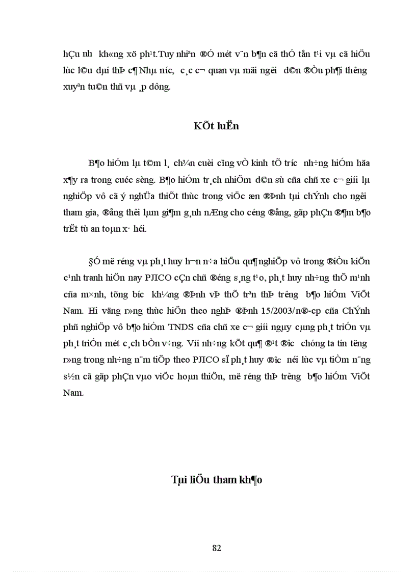 image for page Nghiệp vụ bảo hiểm trách nhiệm dân sự của chủ xe cơ giới đối với người thứ ba Kiến nghị nhằm thực hiện tốt nghiệp vụ theo nghị định 15 2003 NĐ CP của Chính phủ tại PJICO giai đoạn 1998 2002 1