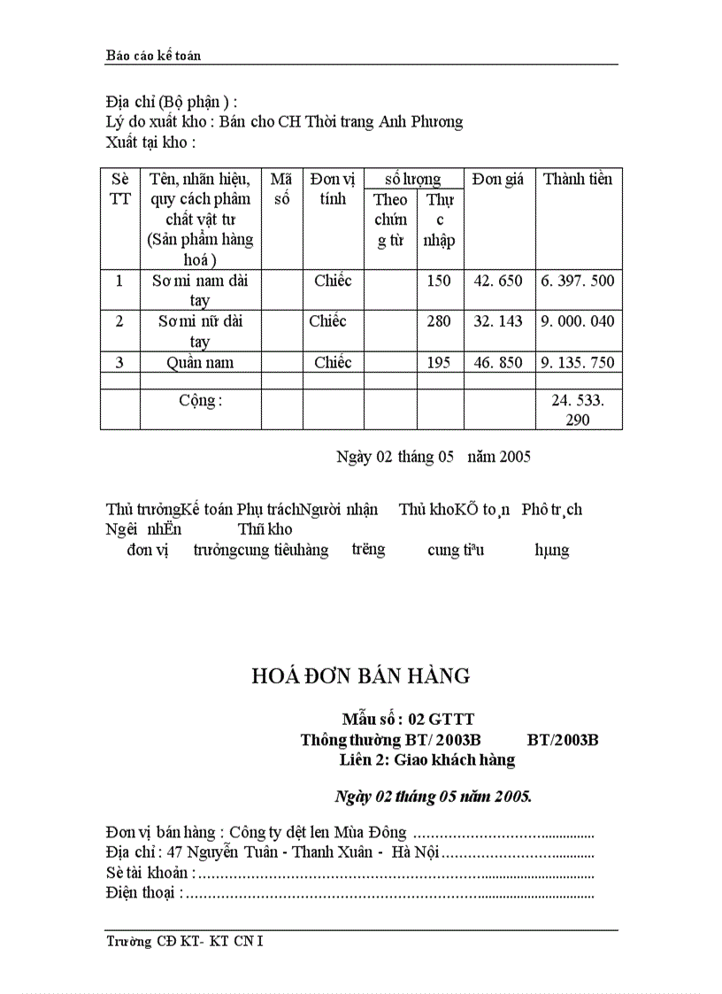 image for page Thực trạng công tác hạch toán kế toán tổng hợp tại Công ty dệt len Mùa Đông 1