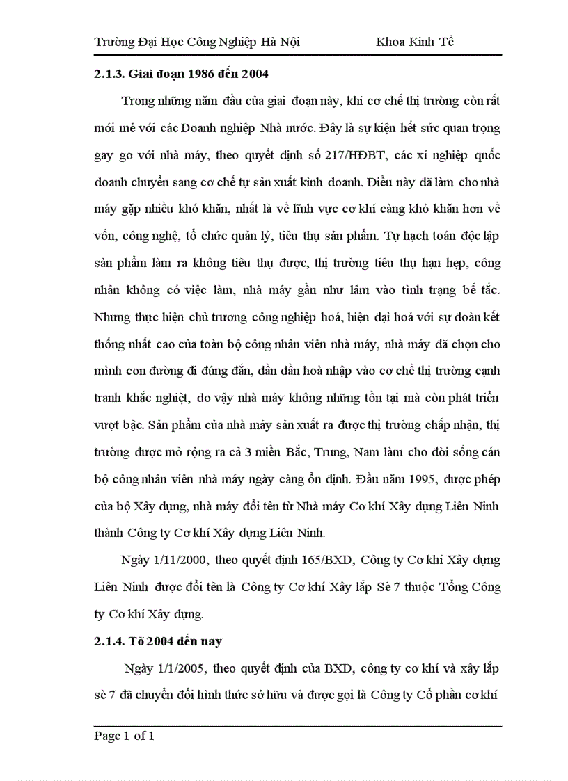 image for page Công tác kế toán tập hợp chi phí sản xuất và tính giá thành sản phẩm tại Công ty Cổ phần Cơ khí và Xây lắp số 7