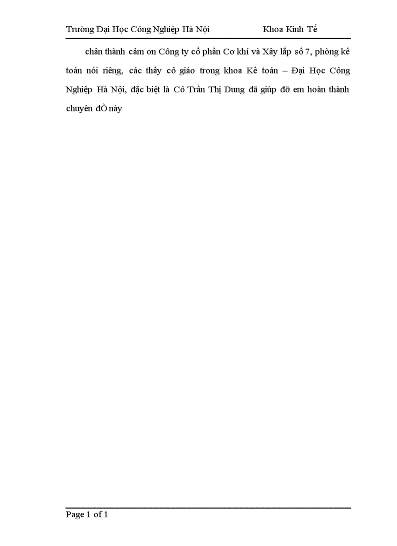 image for page Công tác kế toán tập hợp chi phí sản xuất và tính giá thành sản phẩm tại Công ty Cổ phần Cơ khí và Xây lắp số 7