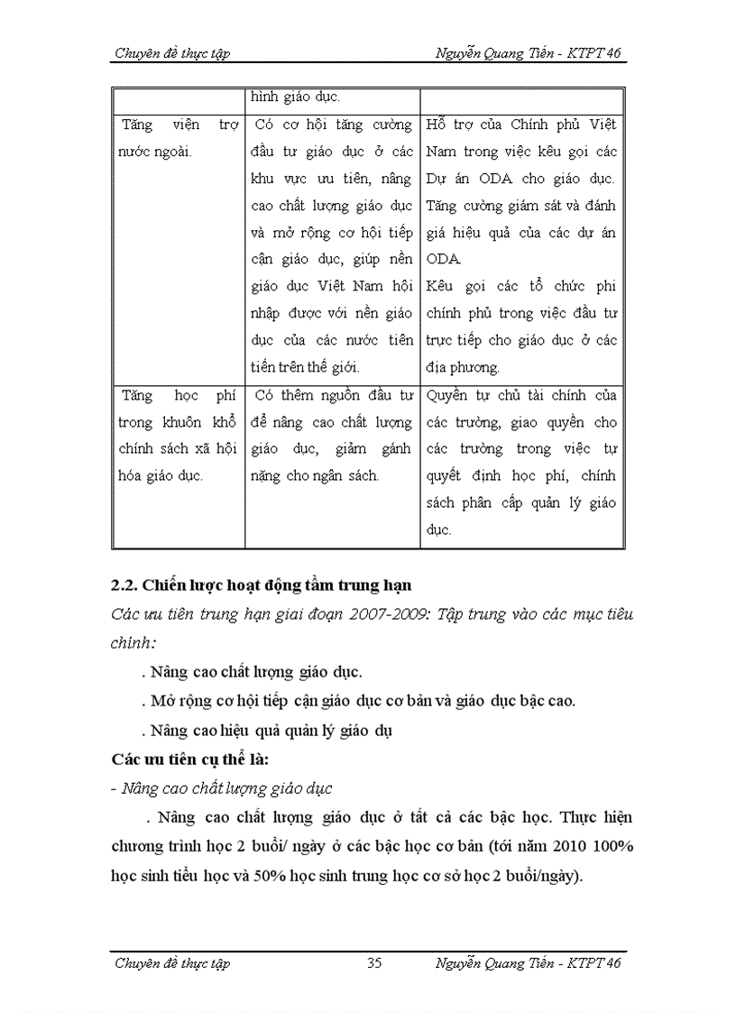 image for page Kế hoạch chi tiêu trung hạn ngành Giáo dục và Đào tạo