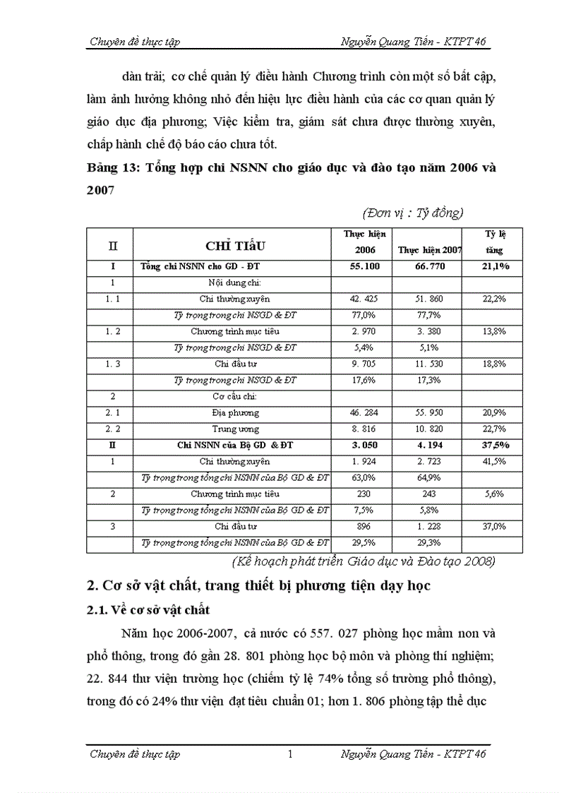 image for page Kế hoạch chi tiêu trung hạn ngành Giáo dục và Đào tạo