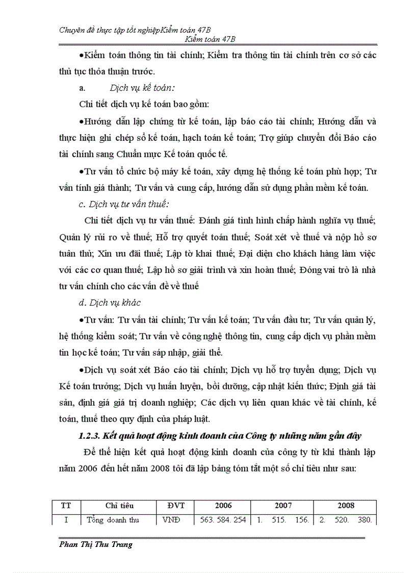 image for page Quy trình kiểm toán doanh thu và khoản mục phải thu khách hàng do Công ty TNHH Tài chính và Kiểm toán Việt Nam thực hiện 1