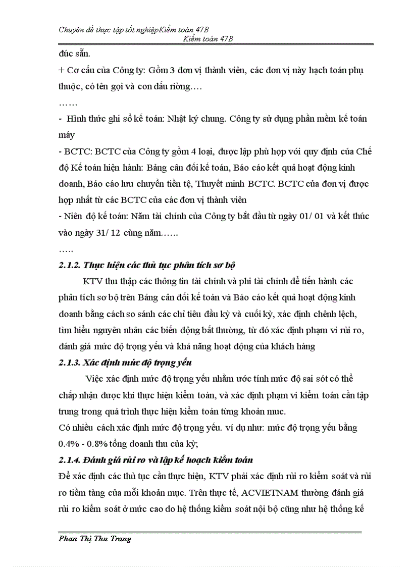 image for page Quy trình kiểm toán doanh thu và khoản mục phải thu khách hàng do Công ty TNHH Tài chính và Kiểm toán Việt Nam thực hiện 1