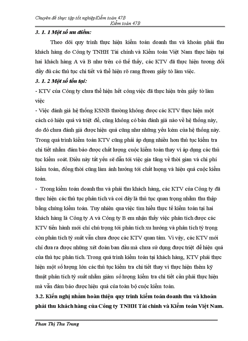 image for page Quy trình kiểm toán doanh thu và khoản mục phải thu khách hàng do Công ty TNHH Tài chính và Kiểm toán Việt Nam thực hiện 1