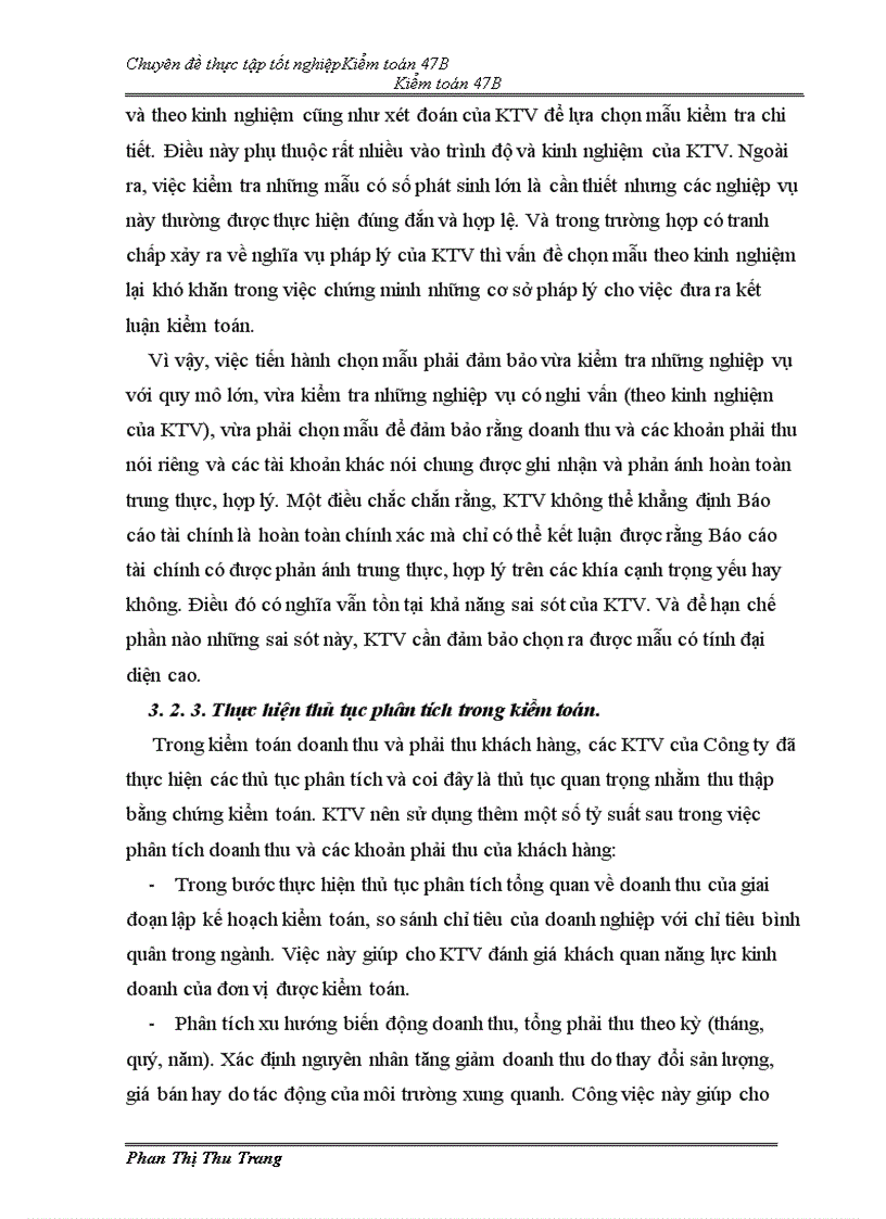 image for page Quy trình kiểm toán doanh thu và khoản mục phải thu khách hàng do Công ty TNHH Tài chính và Kiểm toán Việt Nam thực hiện 1