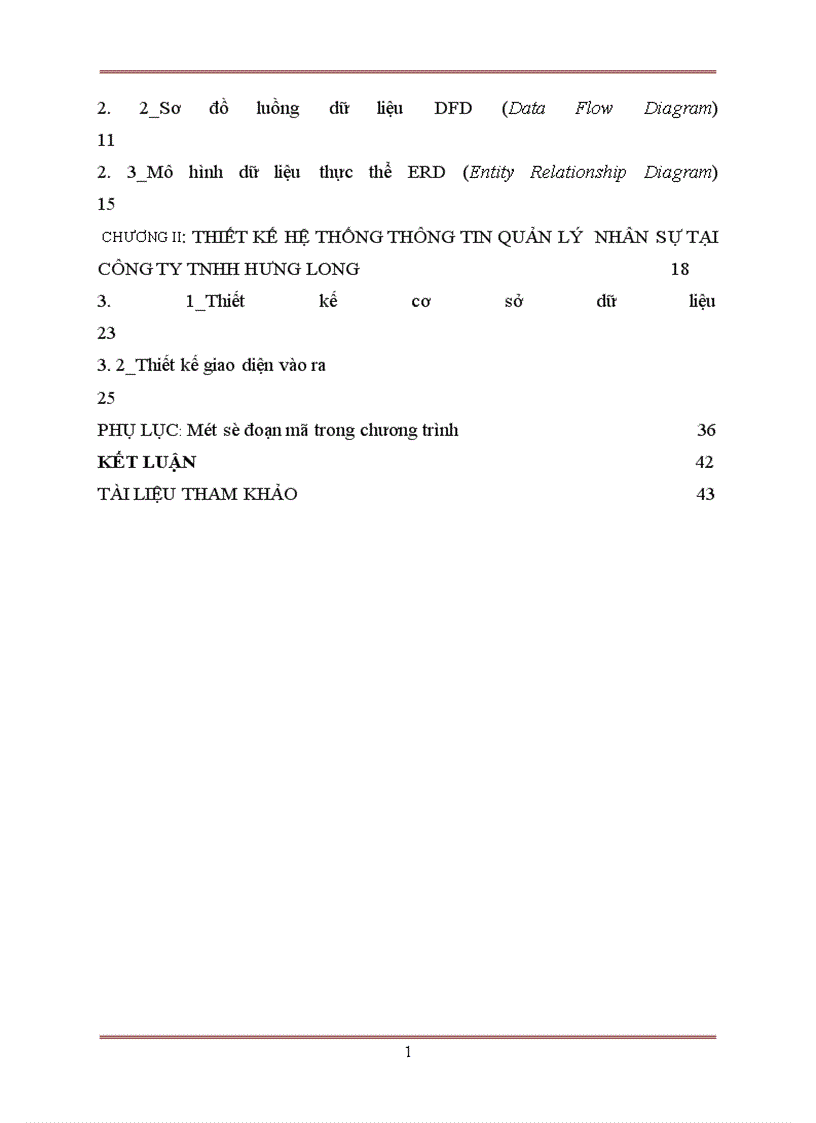 image for page Phân tích và thiết kế thống thông tin quản lý nhân sự tại công ty TNHH Hưng Long 1