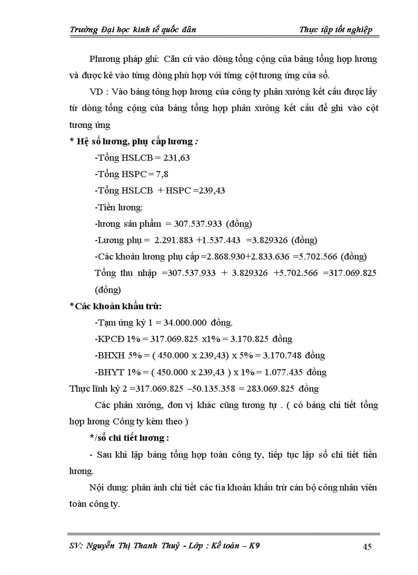 image for page Hoàn thiện kế toán tiền lương và các khoản trích theo lương tại Công ty CP Công nghiệp ôt ô TKV