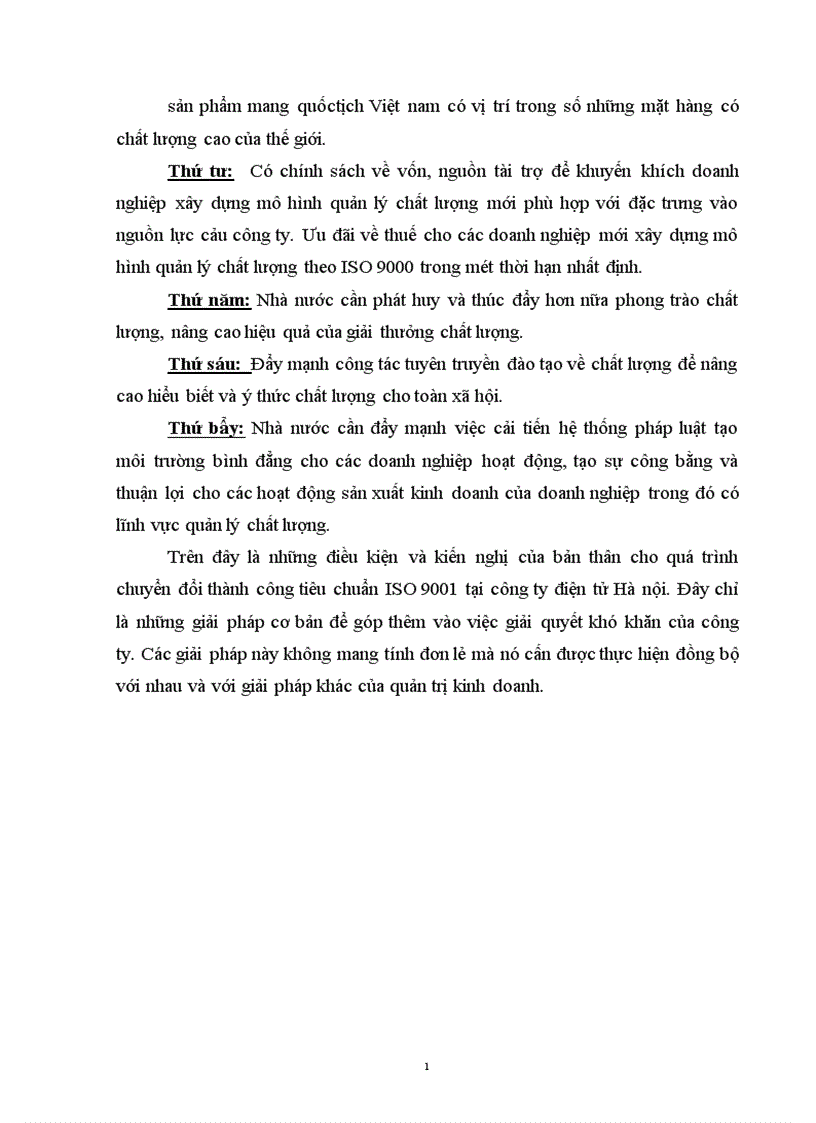 image for page Một số vấn đề của việc chuyển đổi hệ thống quản lý chất lượng theo tiêu chuẩn ISO 9000 1994 sang phiên bản 2000 tại Công ty điện tử Hà Nội