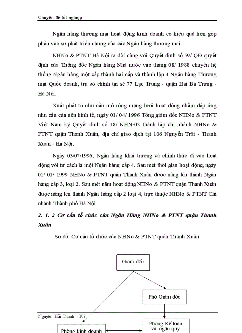 image for page Giải pháp nâng cao chất lượng tín dụng tại NHNo PTNT Quận Thanh Xuân 1
