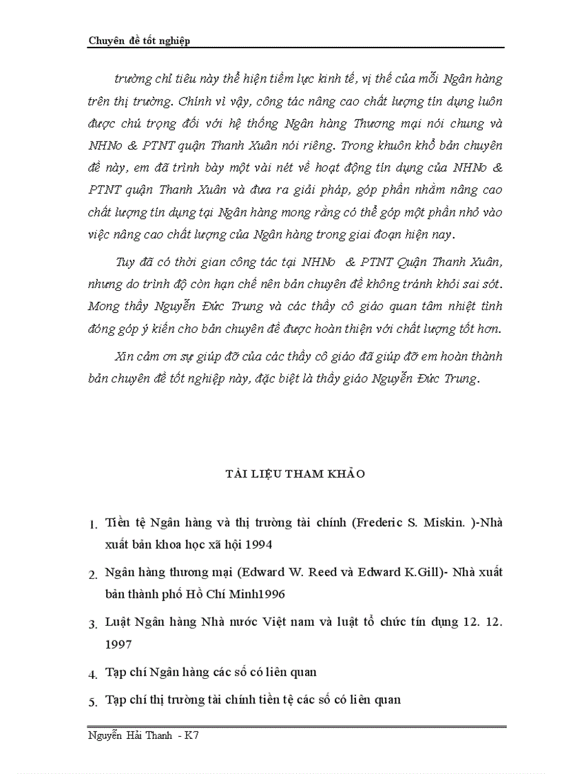 image for page Giải pháp nâng cao chất lượng tín dụng tại NHNo PTNT Quận Thanh Xuân 1