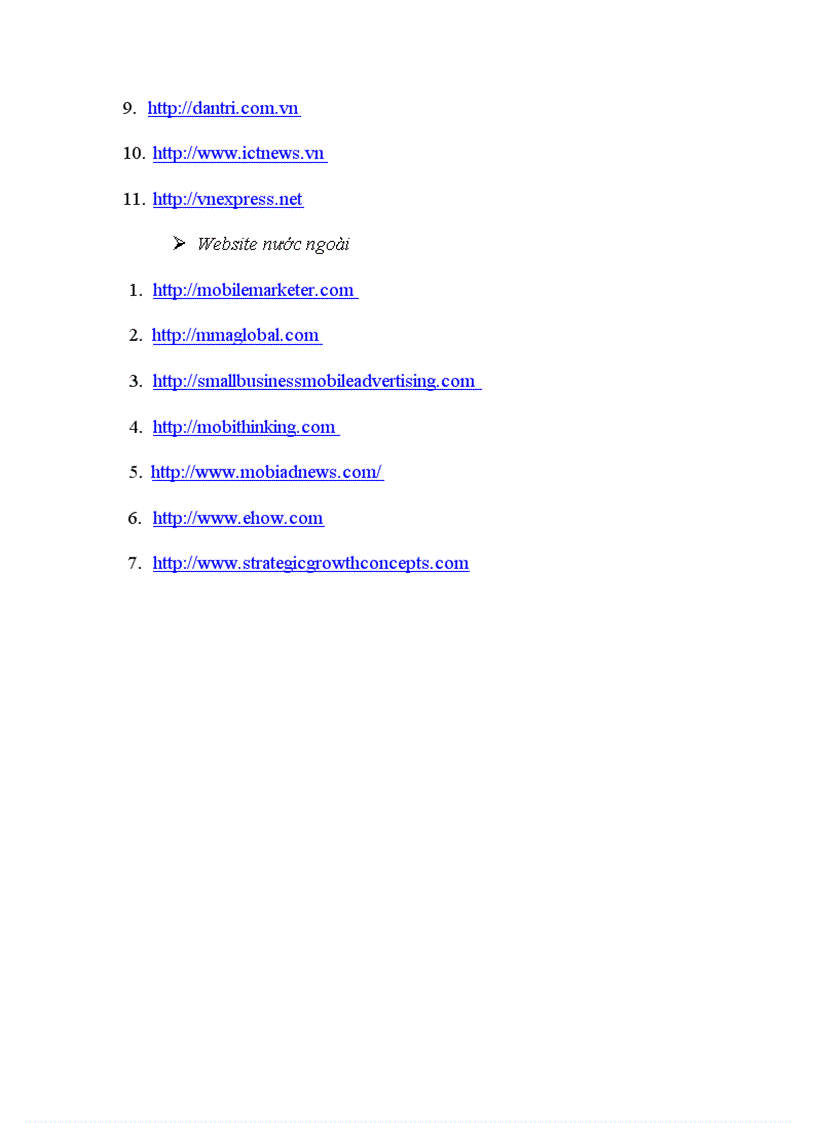 image for page Thực tiễn áp dụng Mobile Marketing tại các TNCs trên thế giới và bài học kinh nghiệm cho các doanh nghiệp Việt Nam
