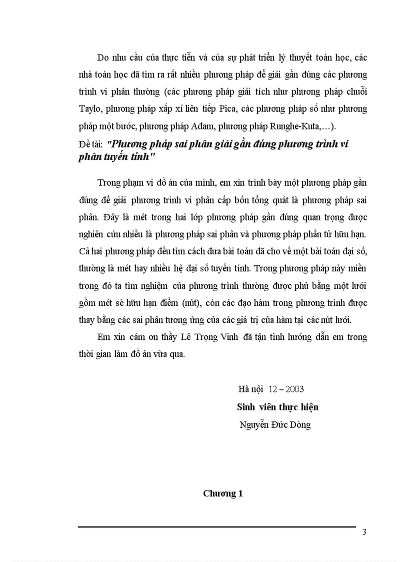 image for page Phương pháp sai phân giải gần đúng phương trình vi phân tuyến tính 1