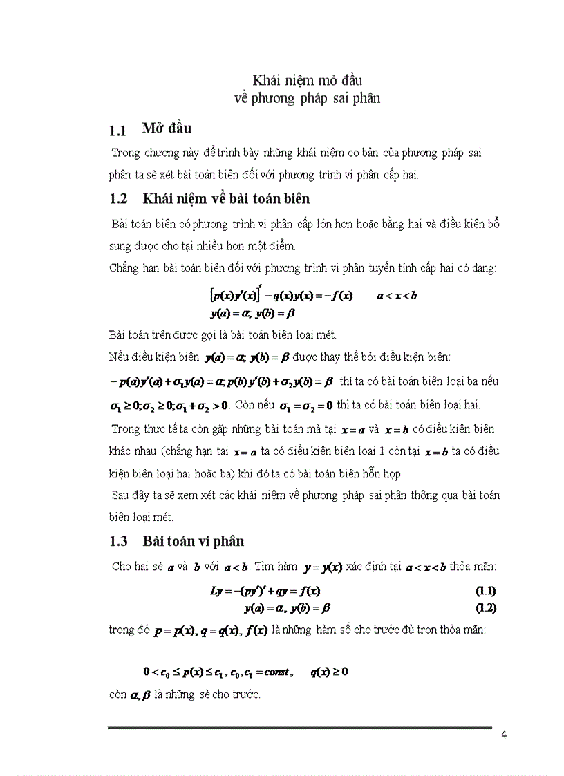 image for page Phương pháp sai phân giải gần đúng phương trình vi phân tuyến tính 1