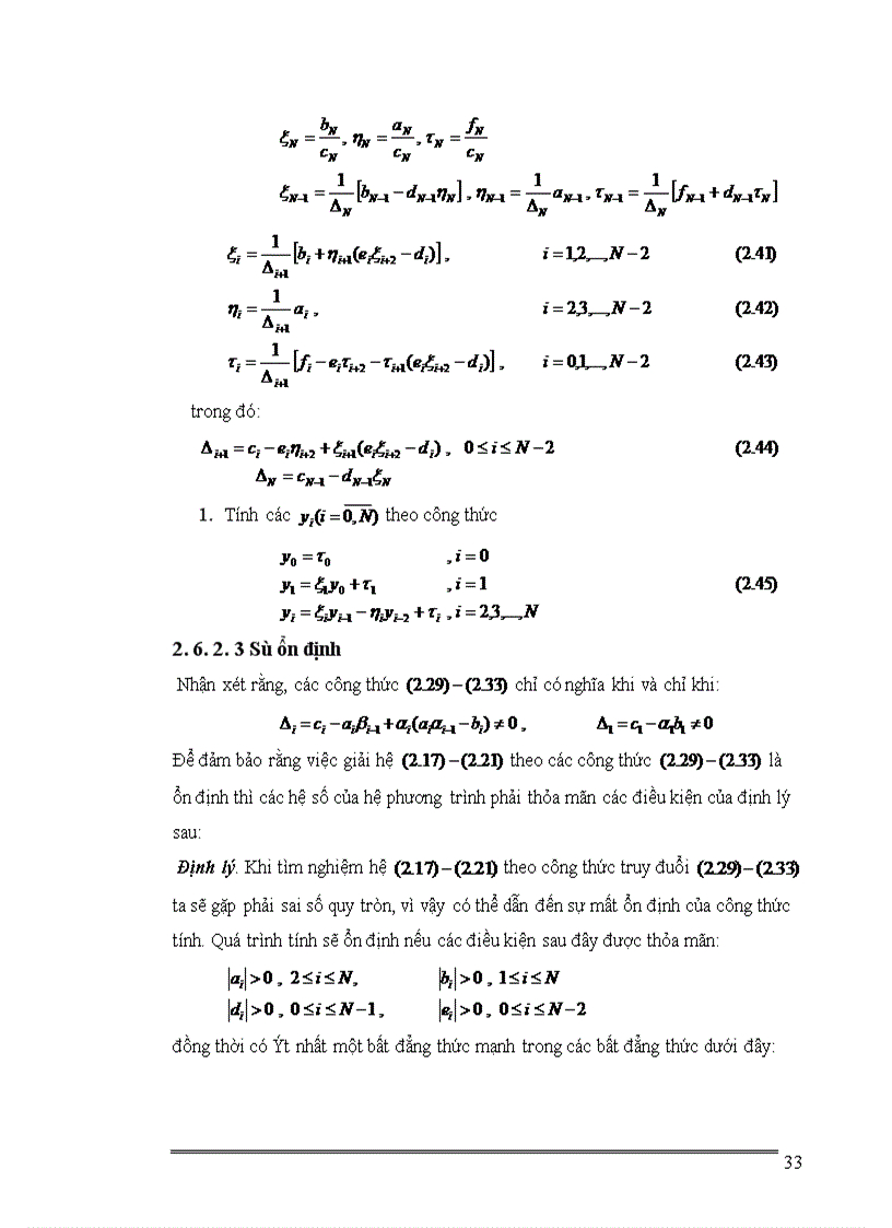 image for page Phương pháp sai phân giải gần đúng phương trình vi phân tuyến tính 1