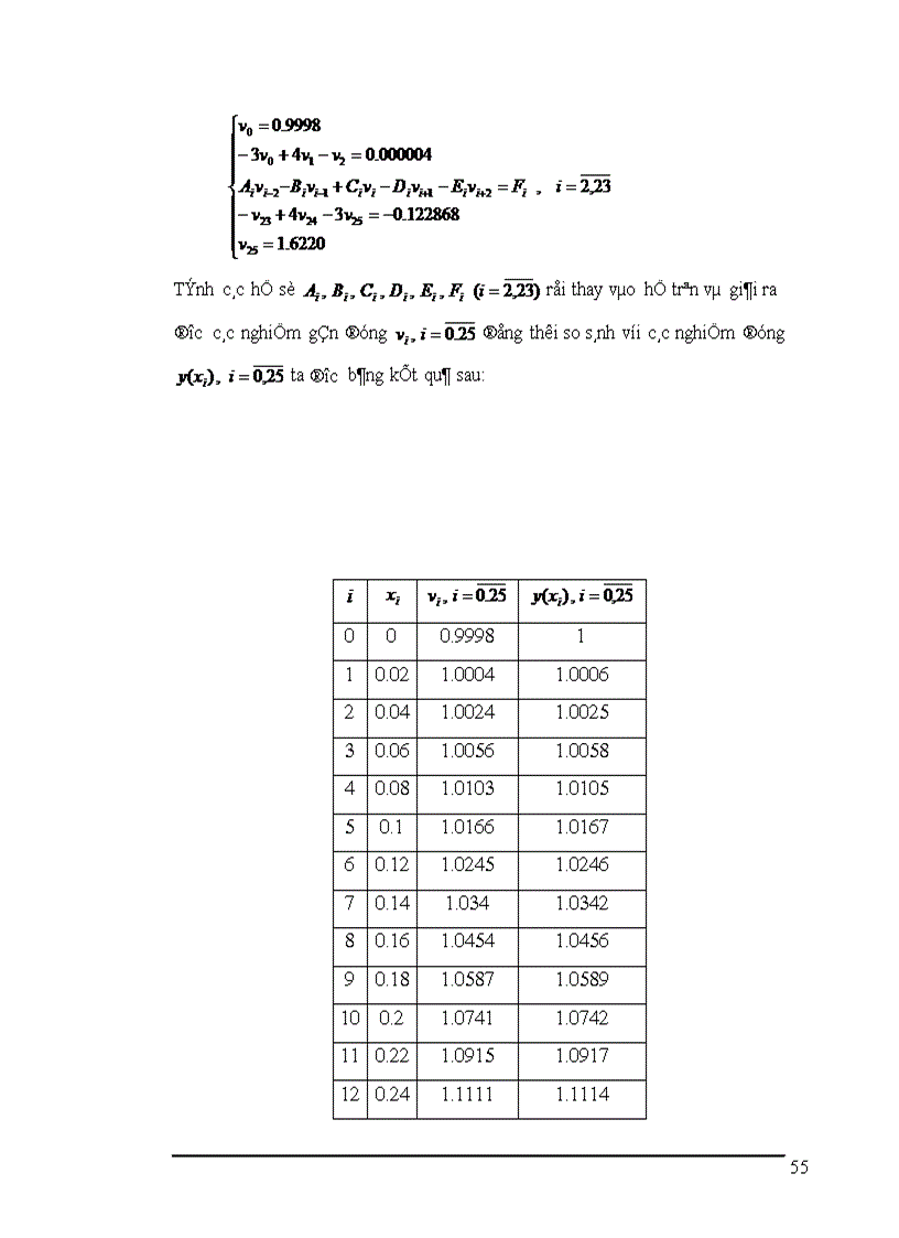 image for page Phương pháp sai phân giải gần đúng phương trình vi phân tuyến tính 1