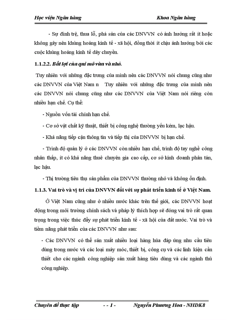 image for page Giải pháp nhằm nâng cao chất lượng tín dụng đối với doanh nghiệp vừa và nhỏ tại Ngân hàng nông nghiệp và Phát triển nông thôn Đông Anh 1
