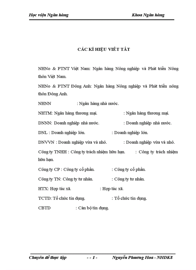 image for page Giải pháp nhằm nâng cao chất lượng tín dụng đối với doanh nghiệp vừa và nhỏ tại Ngân hàng nông nghiệp và Phát triển nông thôn Đông Anh 1