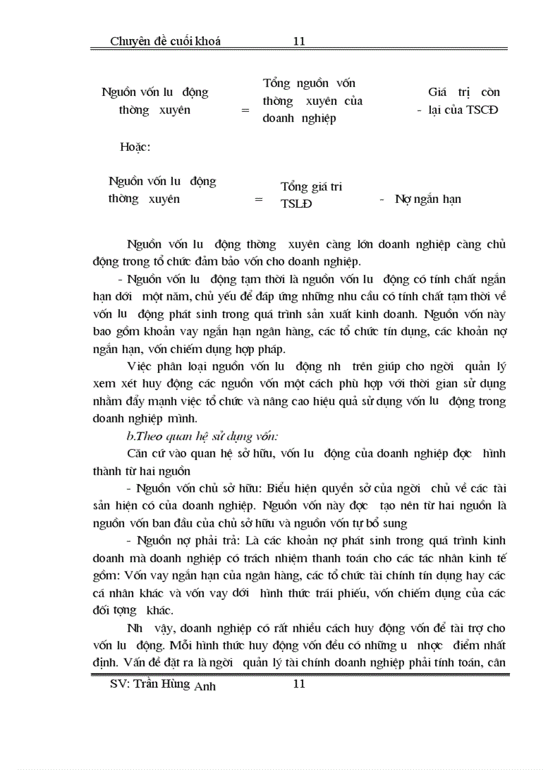 image for page Vốn lưu động và các giải pháp tài chính nâng cao hiệu quả tổ chức sử dụng vốn lưu động tại Công ty TSQ Việt Nam 1