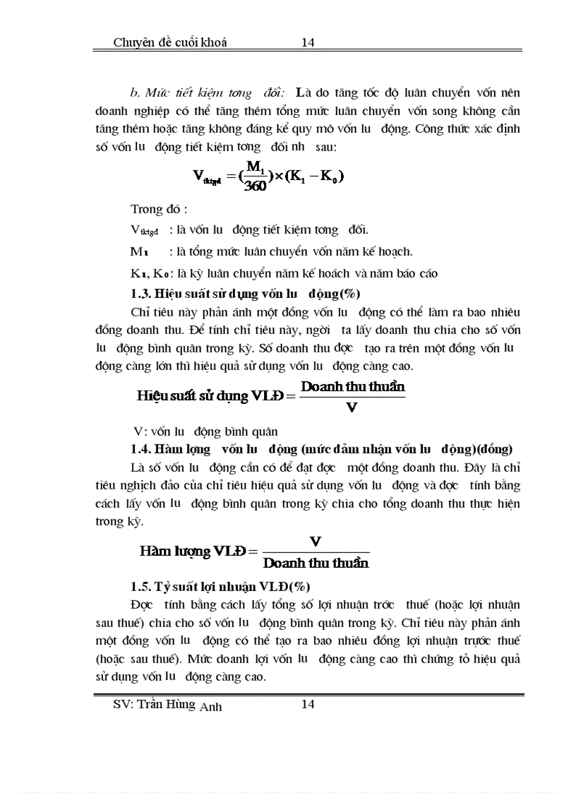 image for page Vốn lưu động và các giải pháp tài chính nâng cao hiệu quả tổ chức sử dụng vốn lưu động tại Công ty TSQ Việt Nam 1