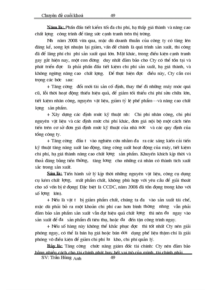 image for page Vốn lưu động và các giải pháp tài chính nâng cao hiệu quả tổ chức sử dụng vốn lưu động tại Công ty TSQ Việt Nam 1
