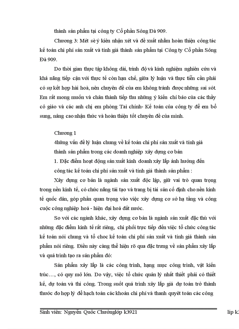 image for page Tổ chức kế toán chi phí sản xuất và tính giá thành sản phẩm tại Công ty Cổ phầm Sông Đà 909 1