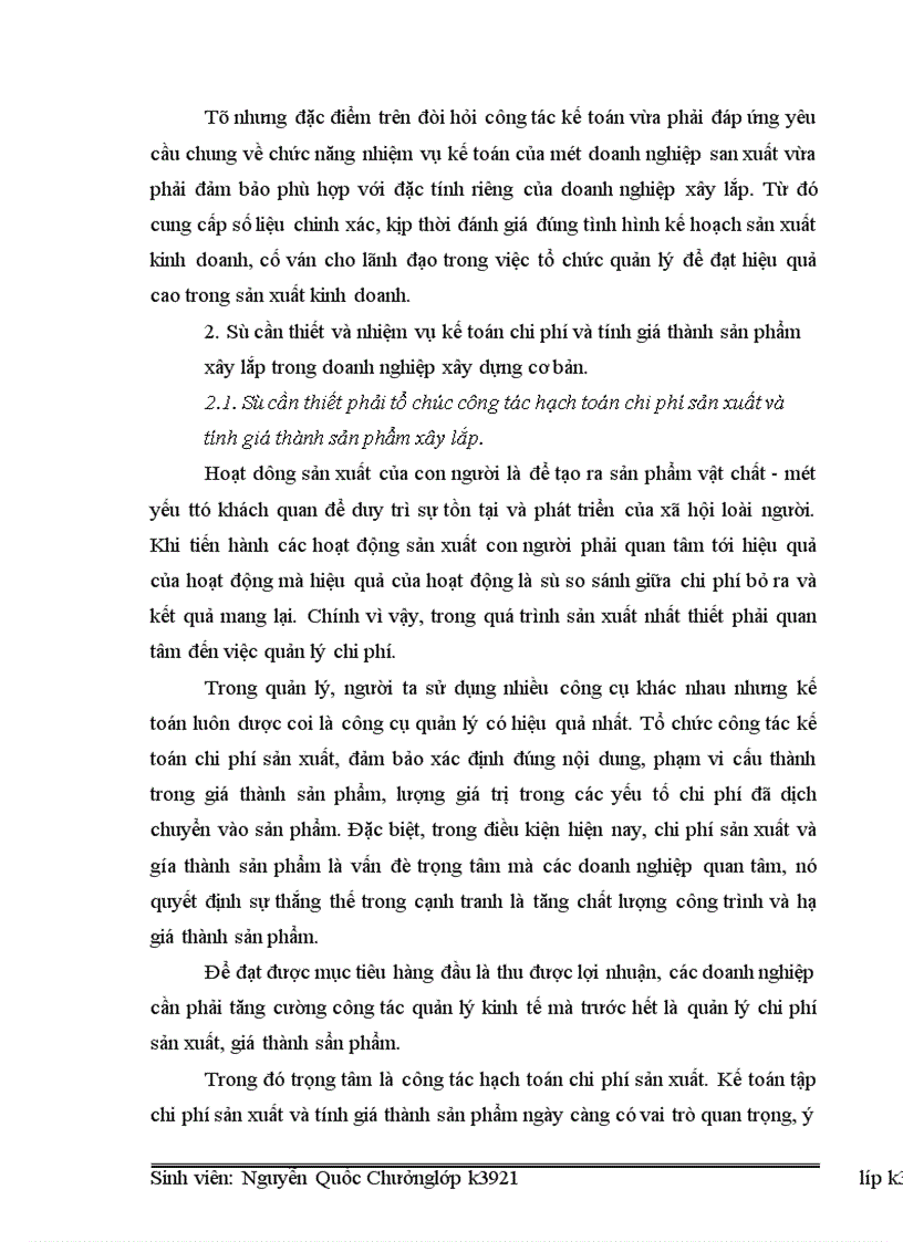 image for page Tổ chức kế toán chi phí sản xuất và tính giá thành sản phẩm tại Công ty Cổ phầm Sông Đà 909 1