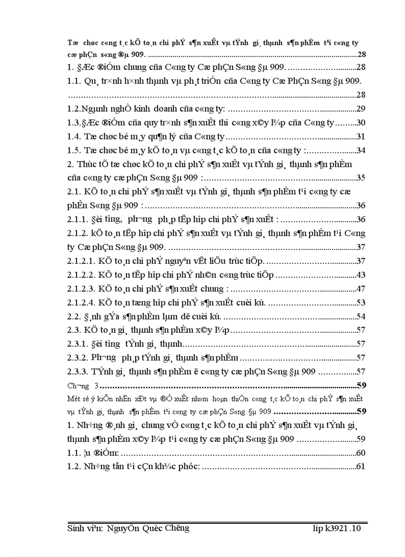 image for page Tổ chức kế toán chi phí sản xuất và tính giá thành sản phẩm tại Công ty Cổ phầm Sông Đà 909 1