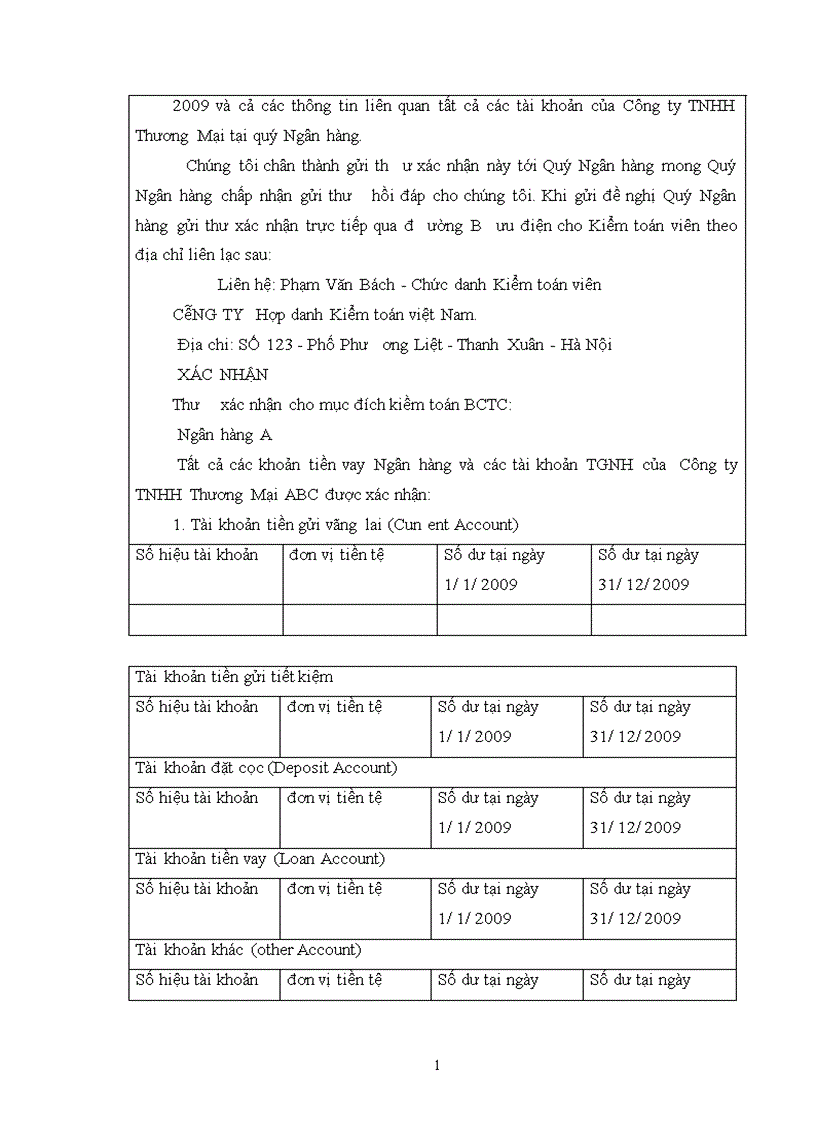 image for page Quy trình kiểm toán khoản mục tiền trong kiểm toán báo cáo tài chính do Công ty Hợp danh Kiểm toán Việt Nam thực hiện